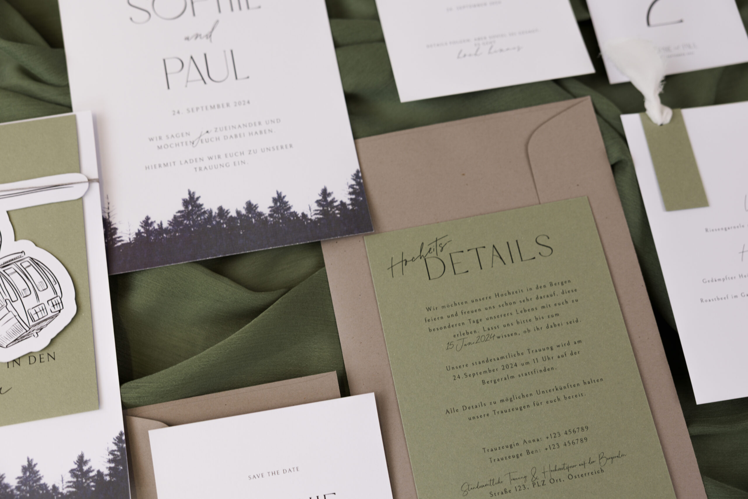 Musterkarte Einladung #Der Berg ruft – Bild 2