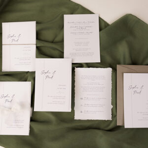 Musterkarte Einladung #Zweierlei